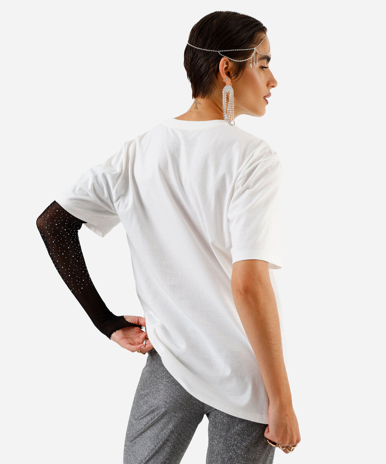 camiseta unissex de algodão digital milton cunha this is sir off white