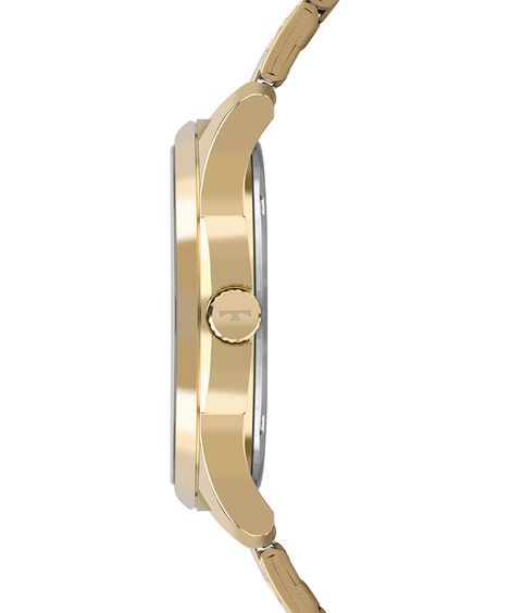 relógio masculino technos analógico calendário 2115twr 1d dourado