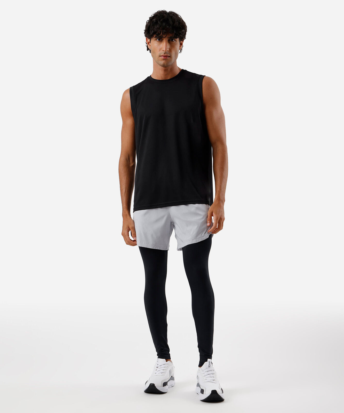 regata esportiva masculina de poliamida preta