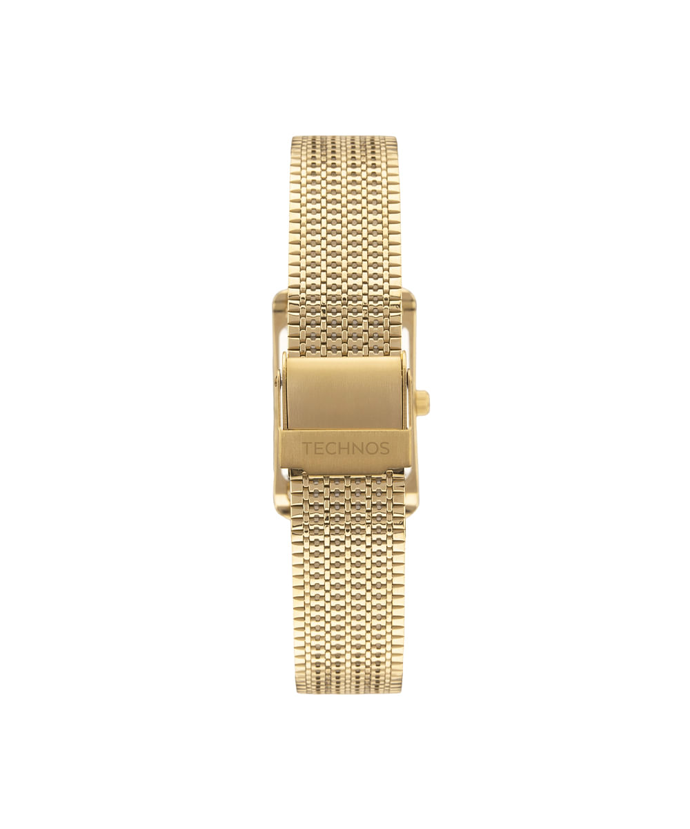 relógio feminino technos analógico 2036nbq 1x dourado
