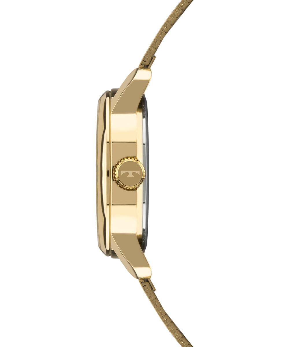 relógio feminino technos analógico 2036nbp 1x dourado