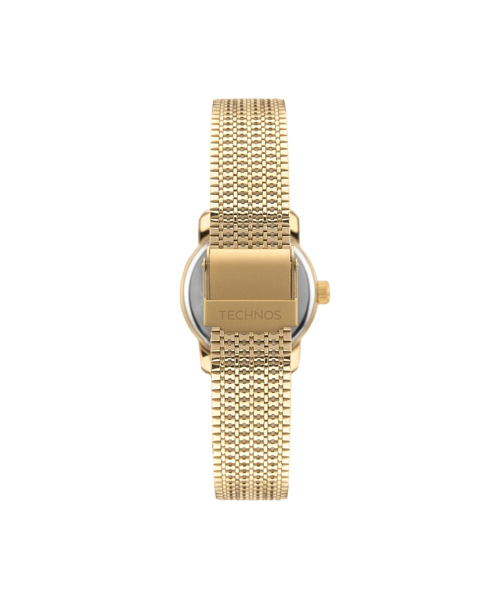 relógio feminino technos analógico 2036nbp 1x dourado