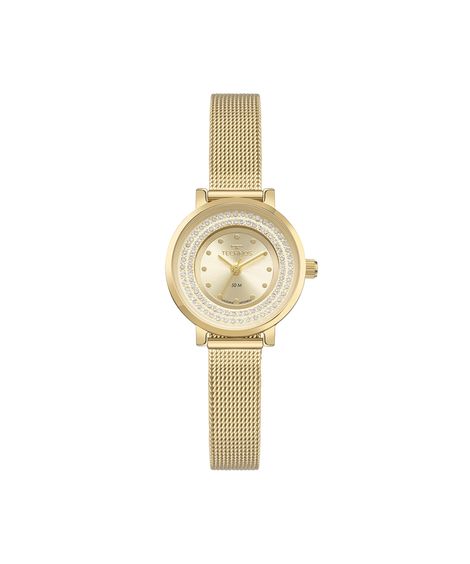 relógio feminino technos analógico 2035nad 1d dourado