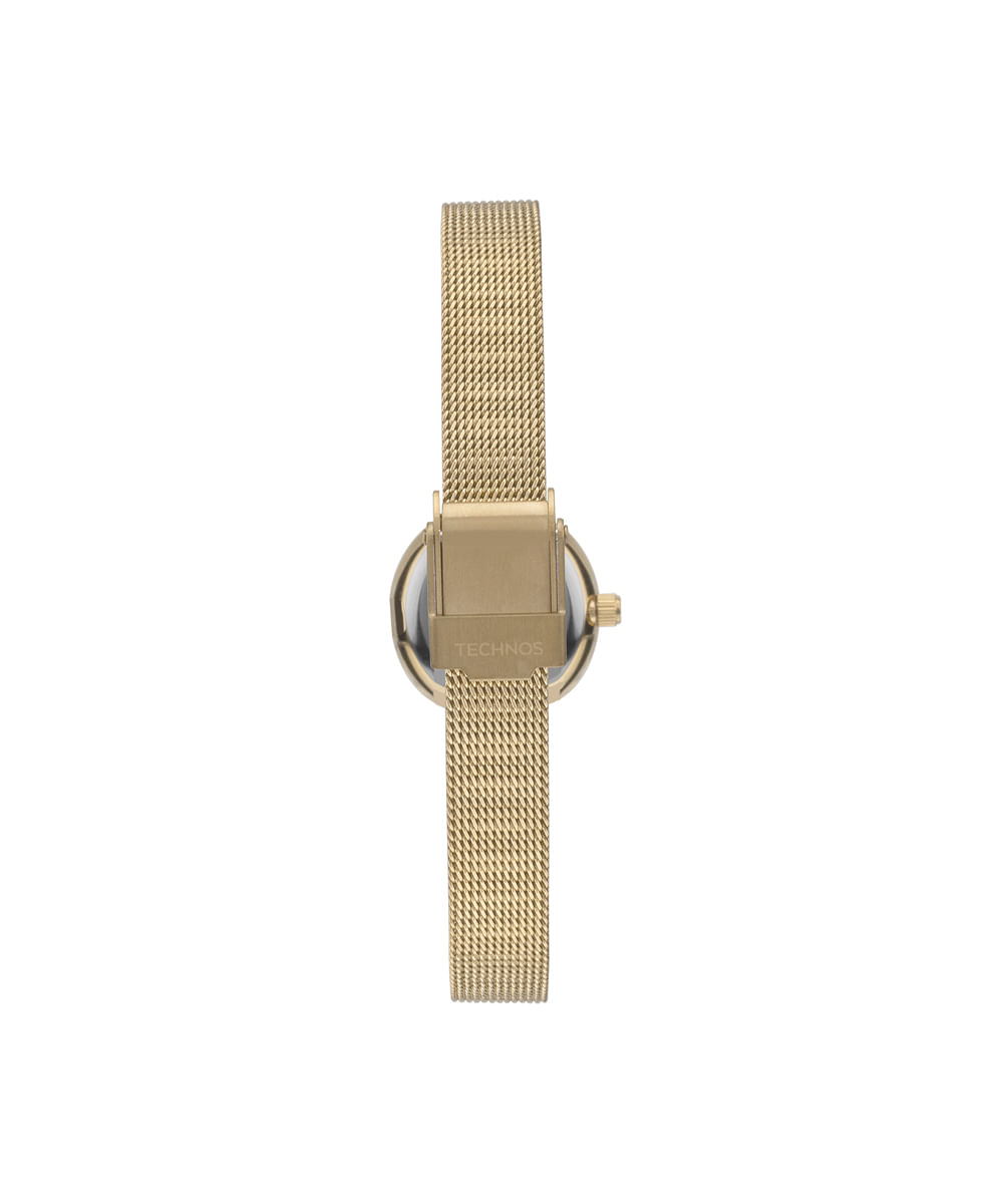 relógio feminino technos analógico 2035nad 1d dourado