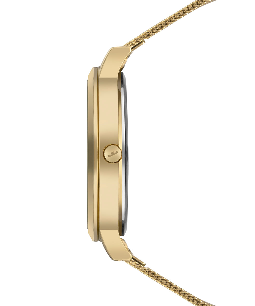 relógio feminino technos analógico 2035nbf 1k dourado