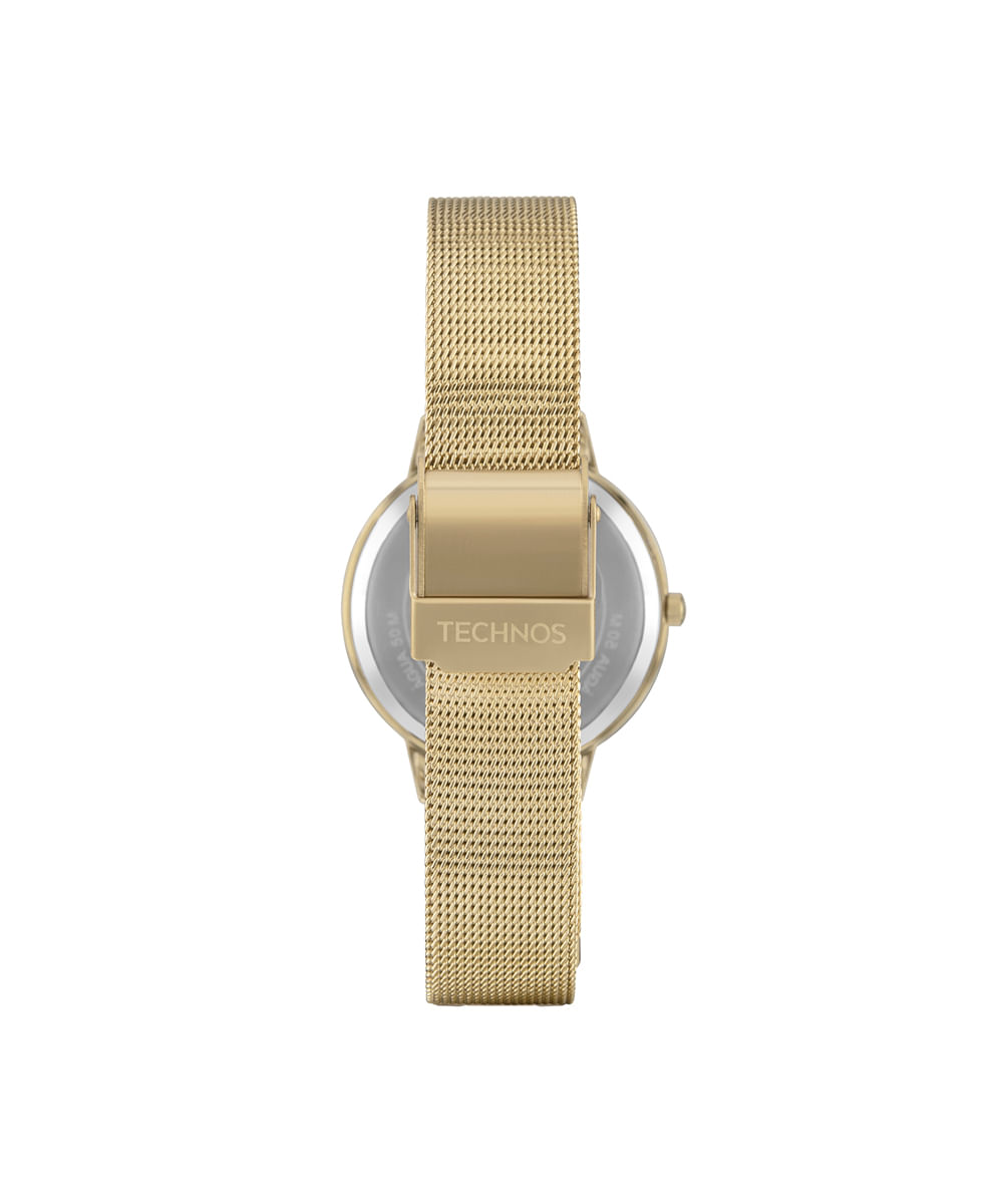relógio feminino technos analógico 2035nbf 1k dourado