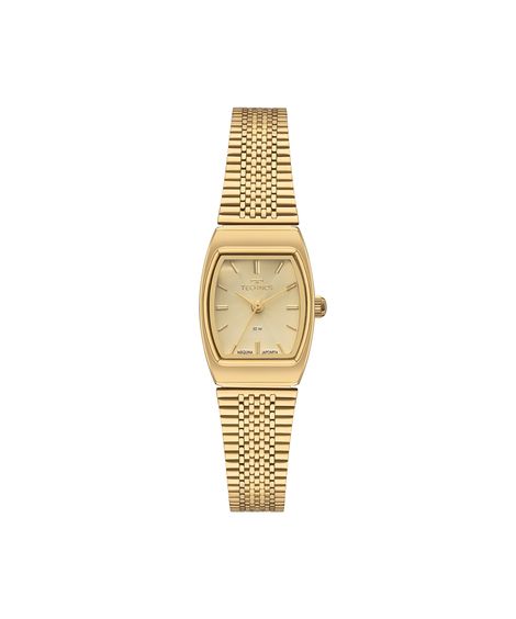 relógio feminino technos analógico 2035ndl 1x dourado