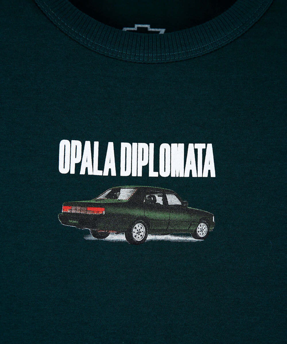 camiseta infantil opala diplomata verde