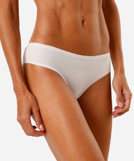 kit de 2 calcinhas biquíni feminino em algodão colorido
