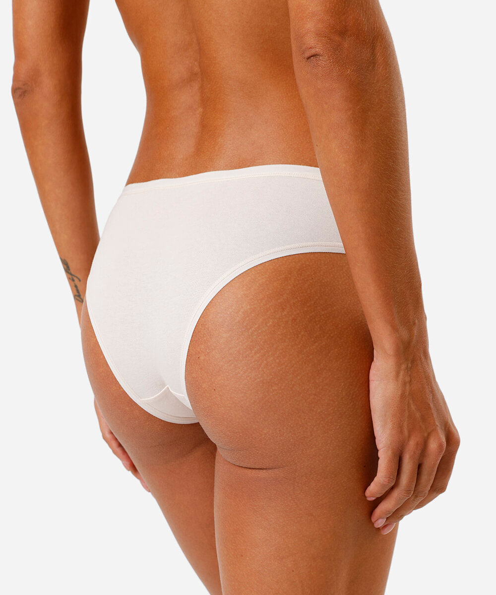 kit de 2 calcinhas biquíni feminino em algodão colorido