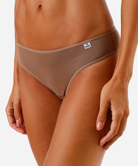 kit de 3 calcinhas biquíni feminino delrio colorido