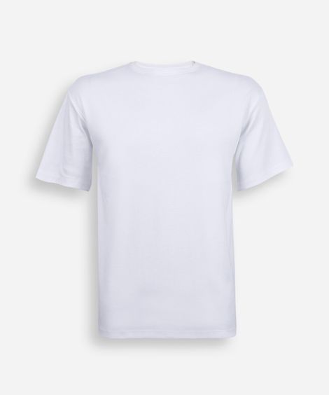 camiseta juvenil de algodão peruano off white