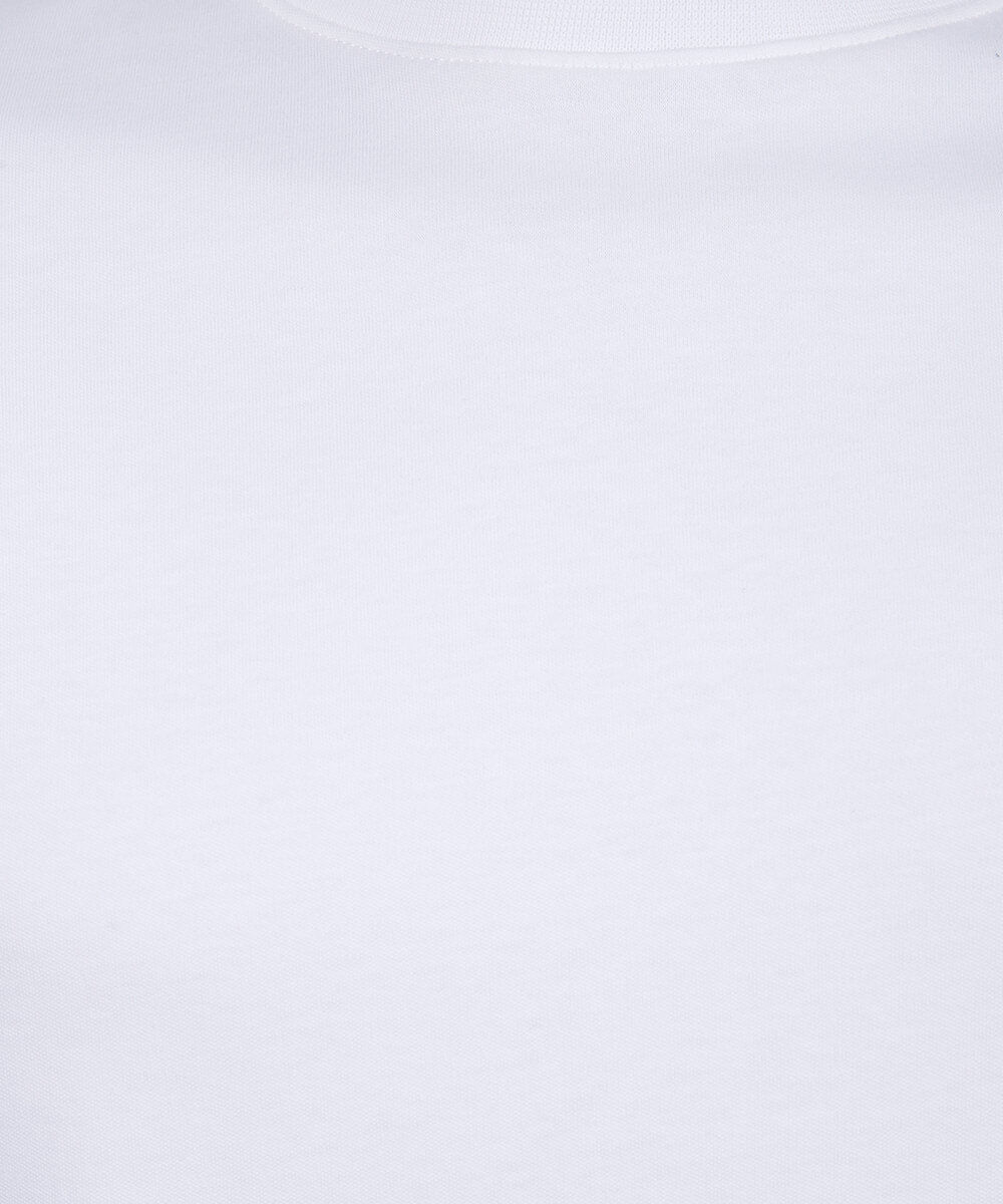 camiseta juvenil de algodão peruano off white