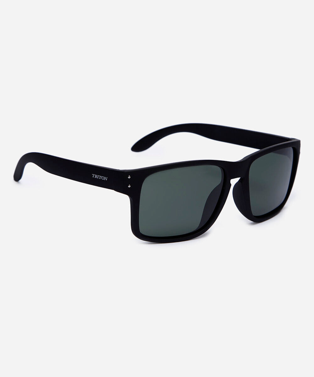 óculos de sol quadrado triton preto