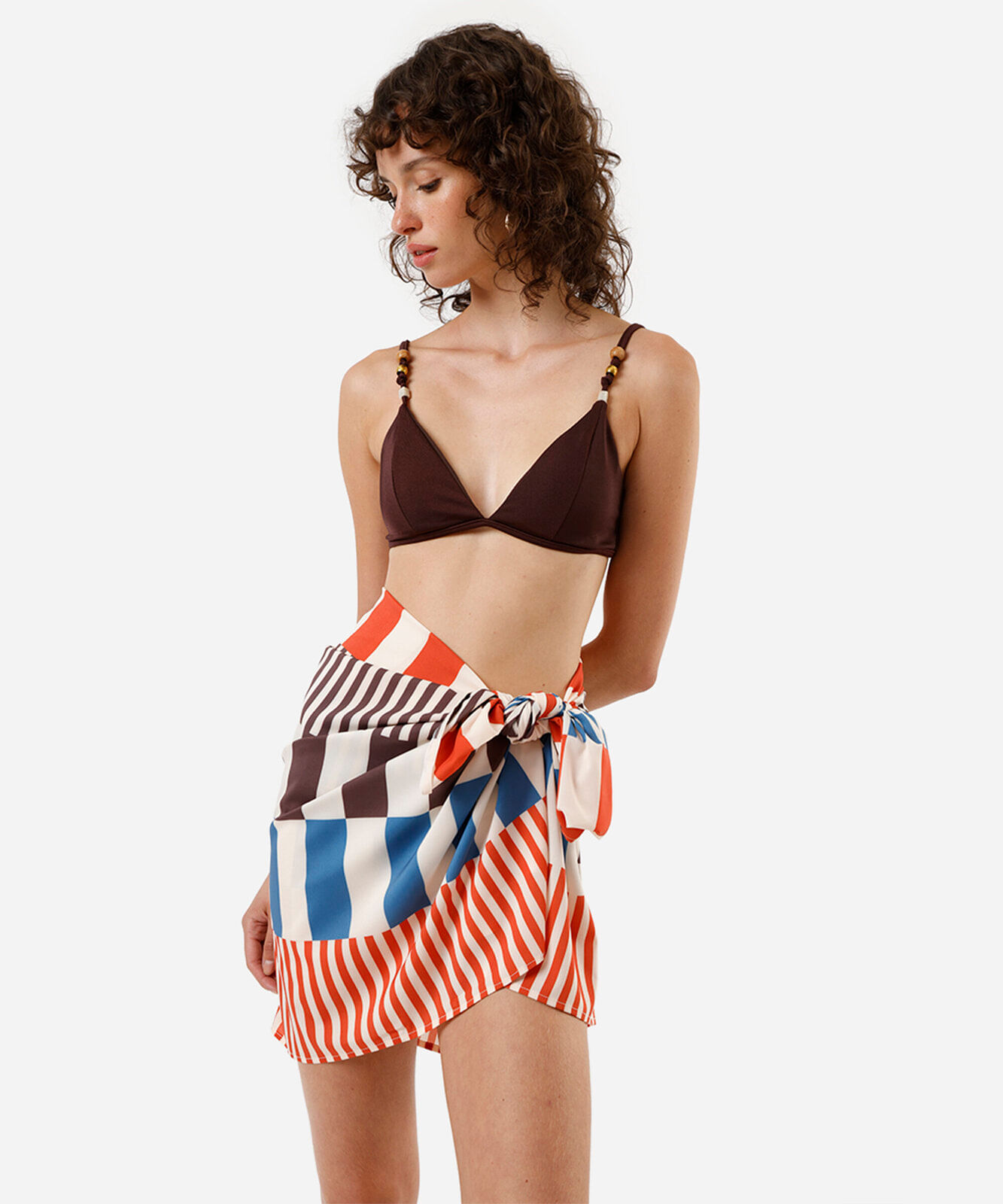 canga listras coloridas laranja