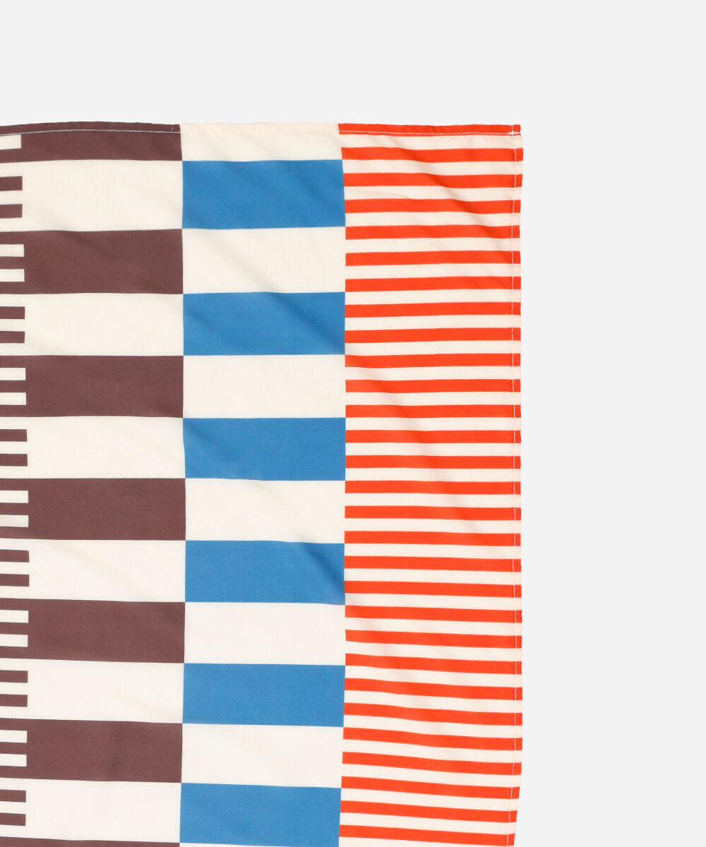 canga listras coloridas laranja