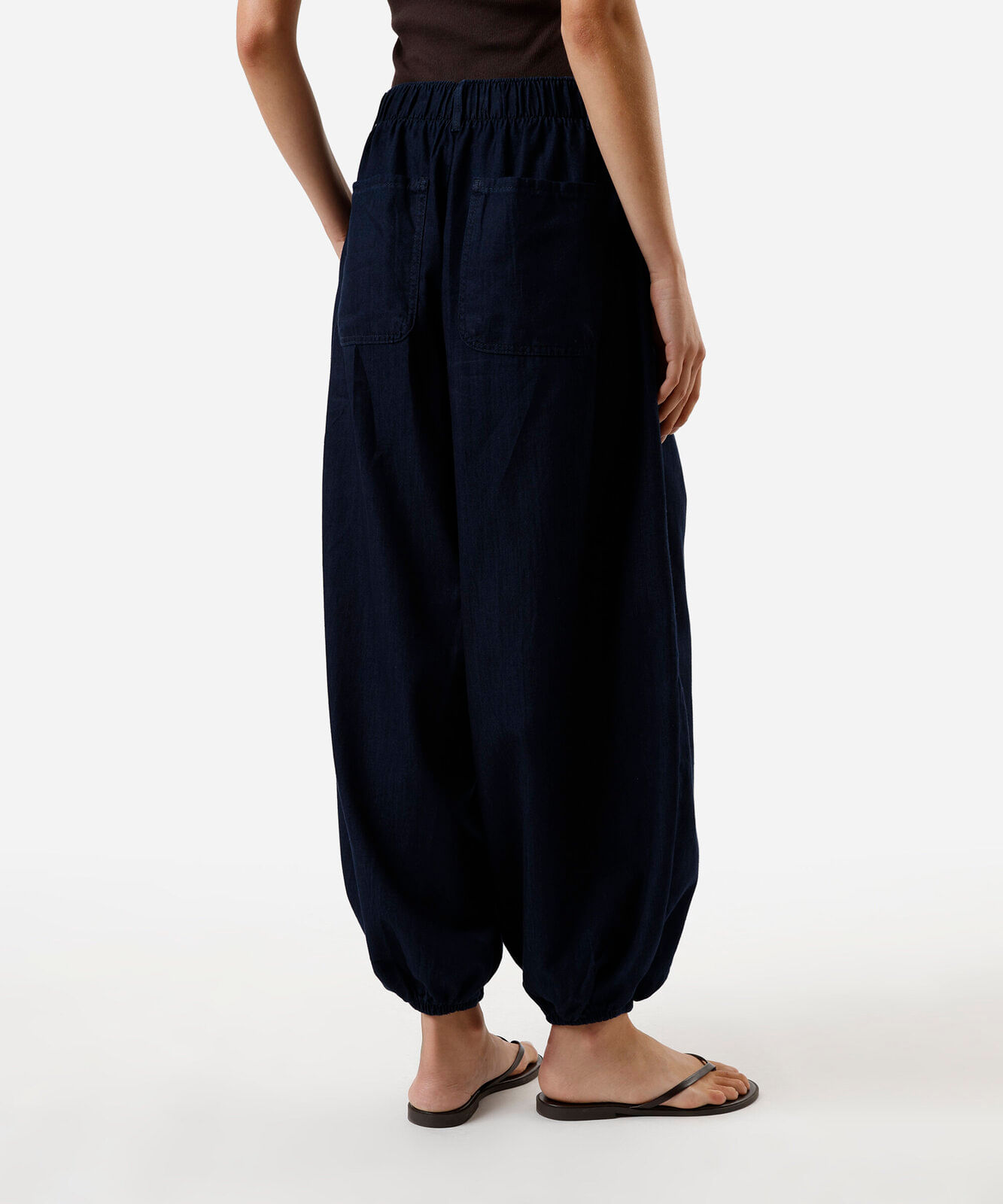 calça aladim feminina jeans azul