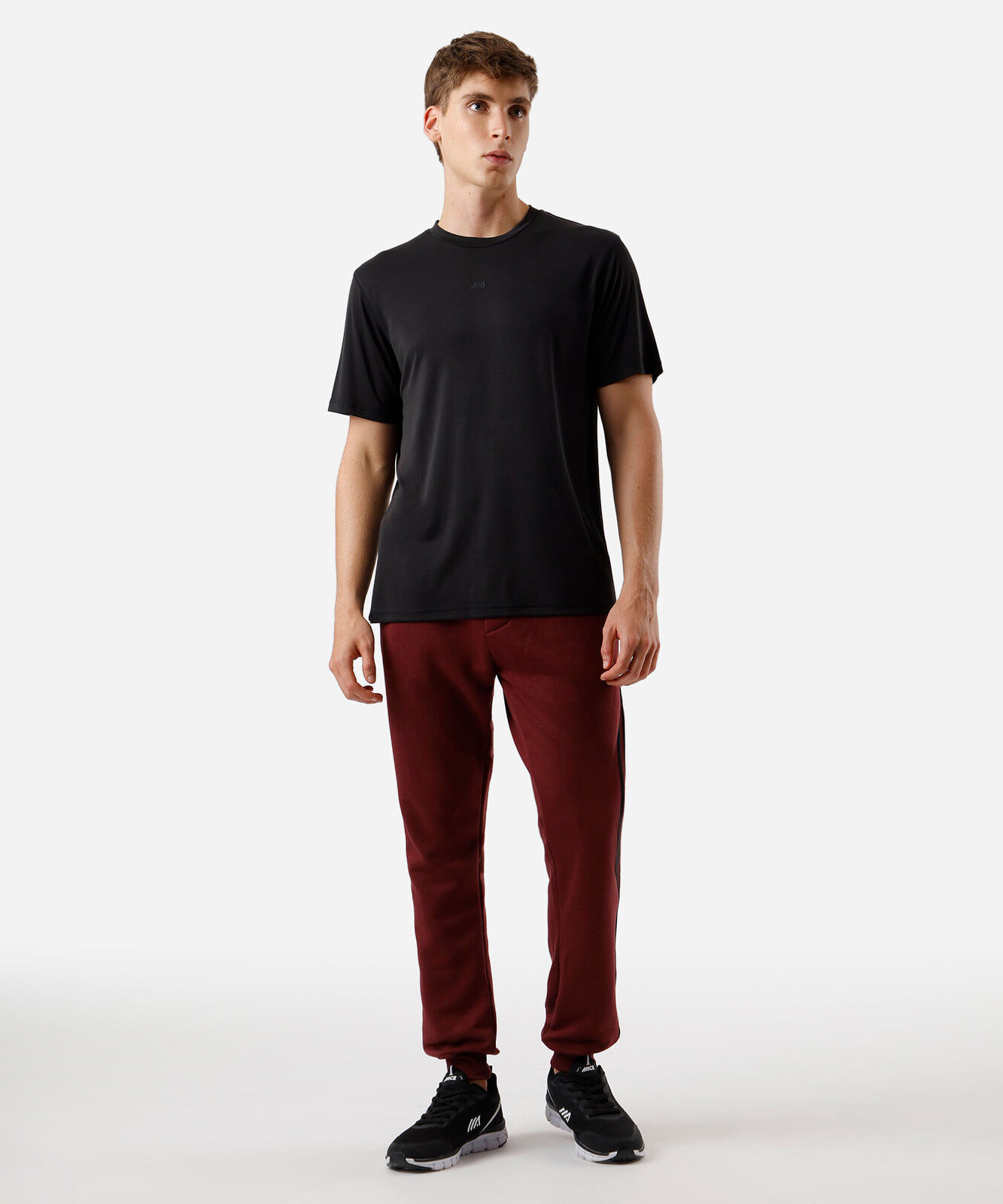 camiseta masculina manga curta preta
