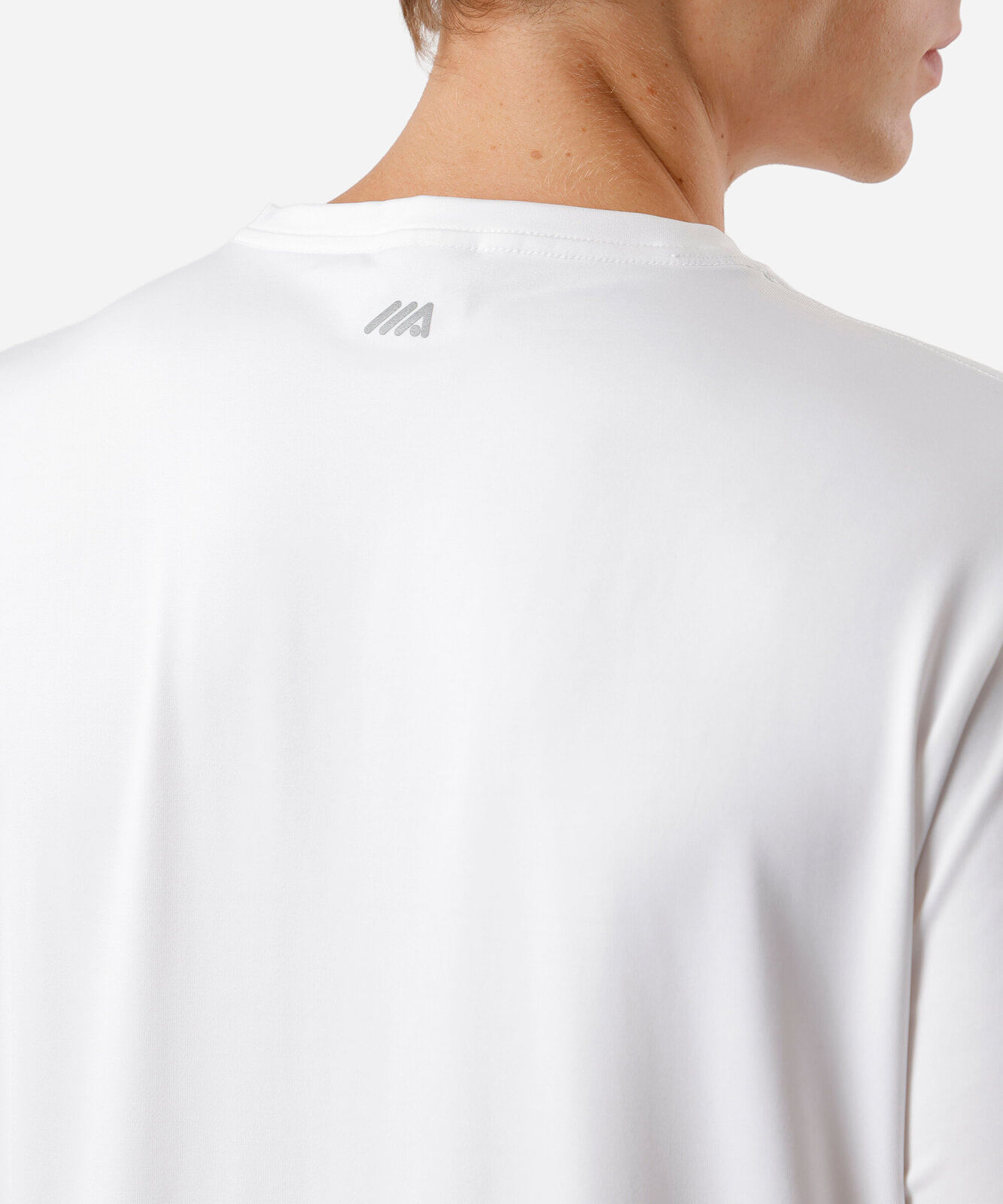 camiseta esportiva masculina manga curta branco