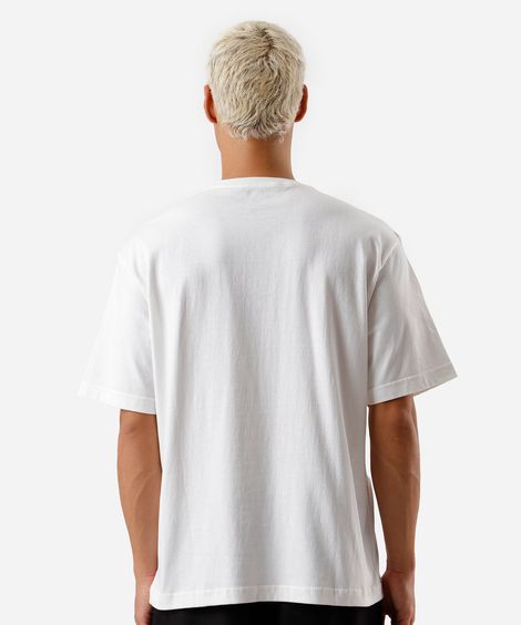 camiseta masculina de algodão ele as meninas superpoderosas off white
