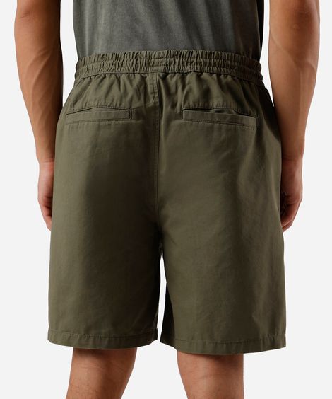 bermuda relaxed masculina de algodão verde