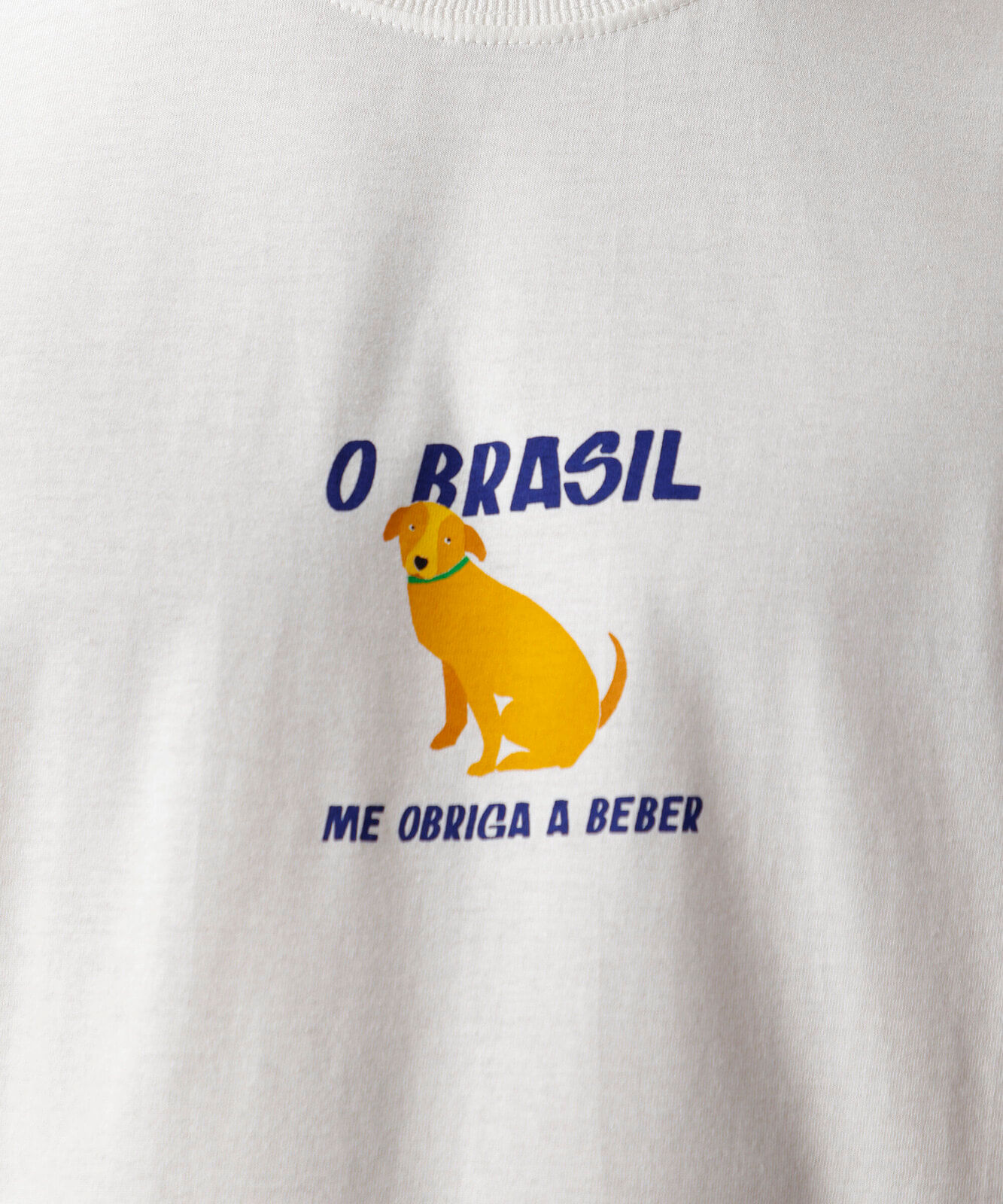 camiseta masculina de algodão estampada off white