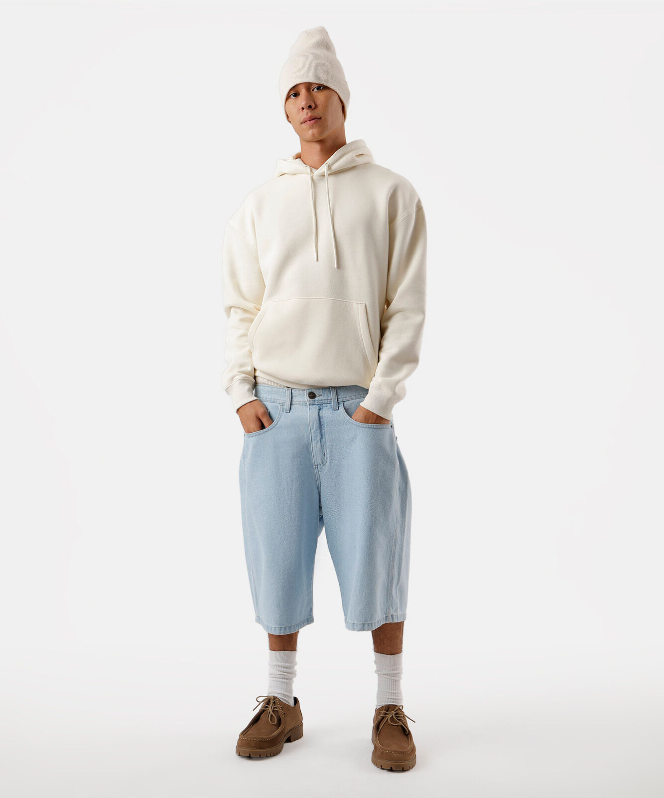 blusão masculino de moletom com capuz oversized off white