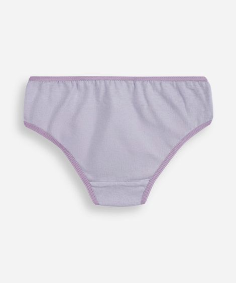 kit de 7 calcinhas infantis estampadas de algodão colorido