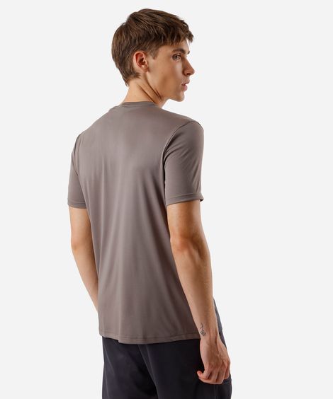 camiseta esportiva masculina degradê marrom