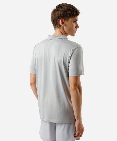 polo masculina com poliamida cea sports cinza