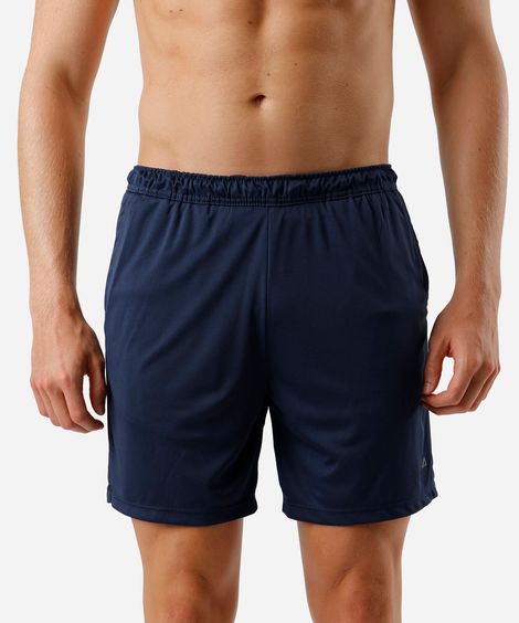 short masculino esportivo ace com bermuda interna azul