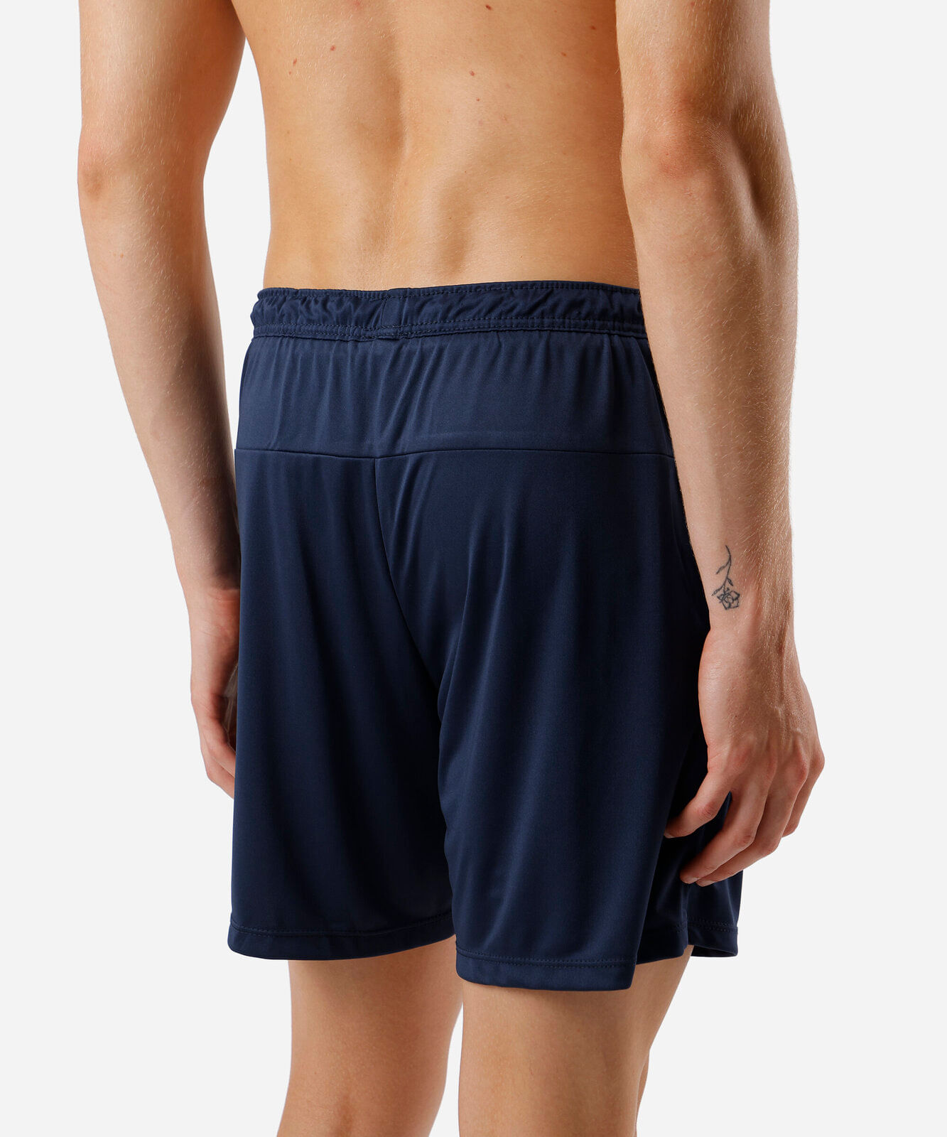 short masculino esportivo com bermuda interna azul
