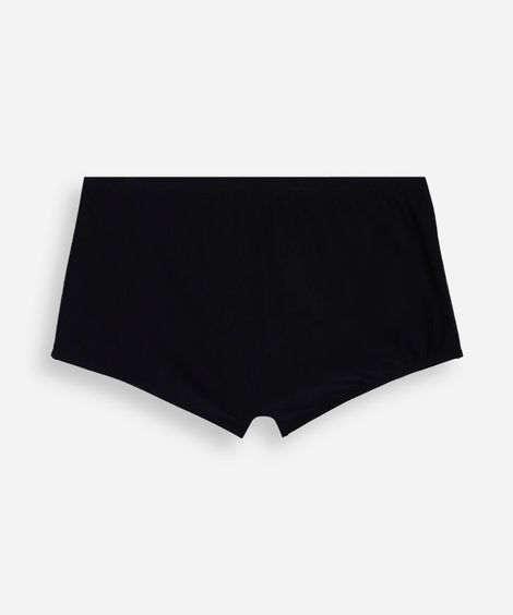 Sunga Masculina Boxer com Proteção UV50+ Preta