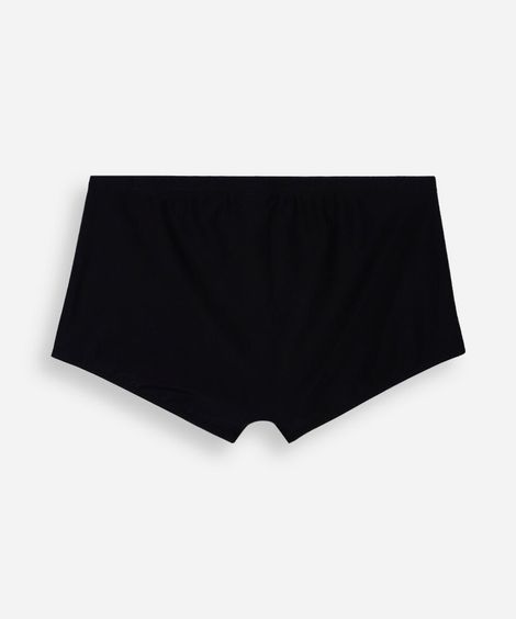 Sunga Masculina Boxer com Proteção UV50+ Preta