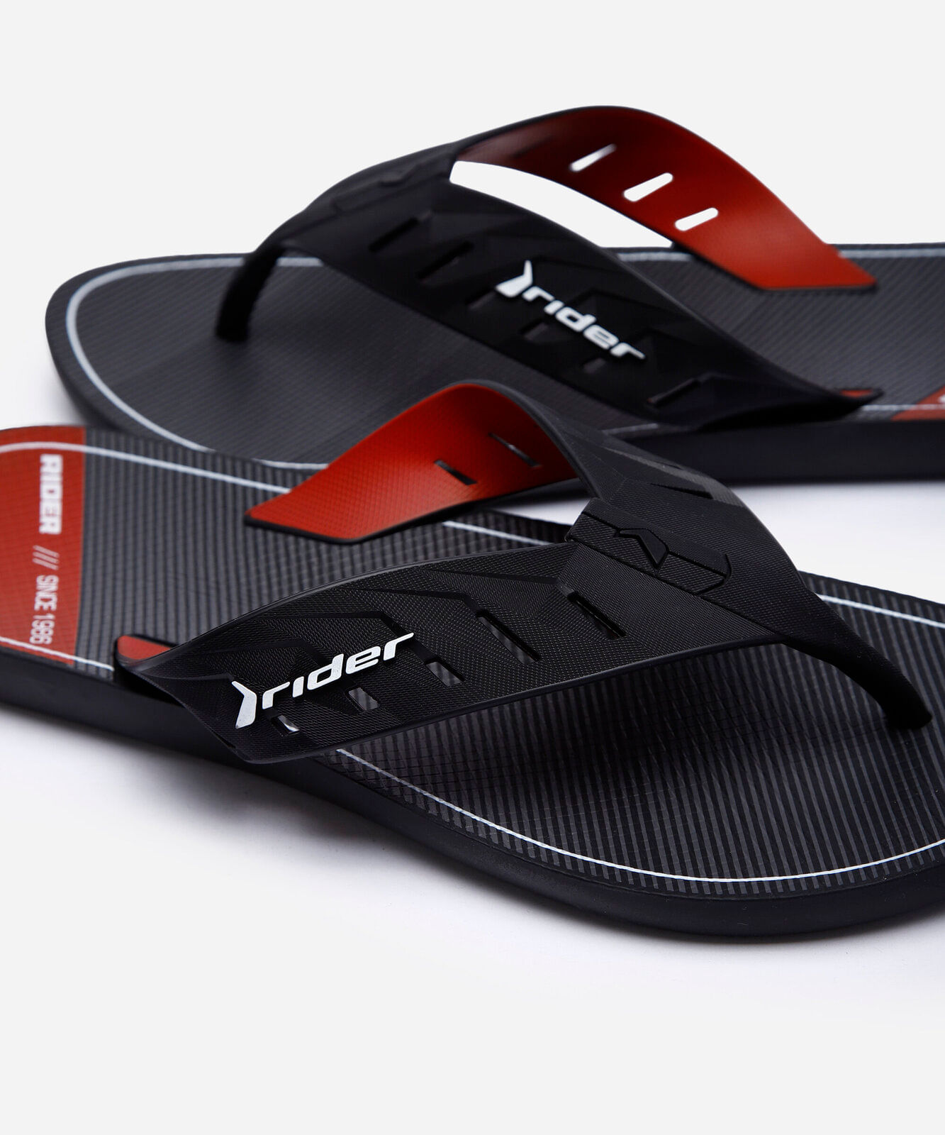 chinelo feel rider vermelho