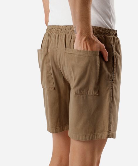 bermuda masculina chino marrom