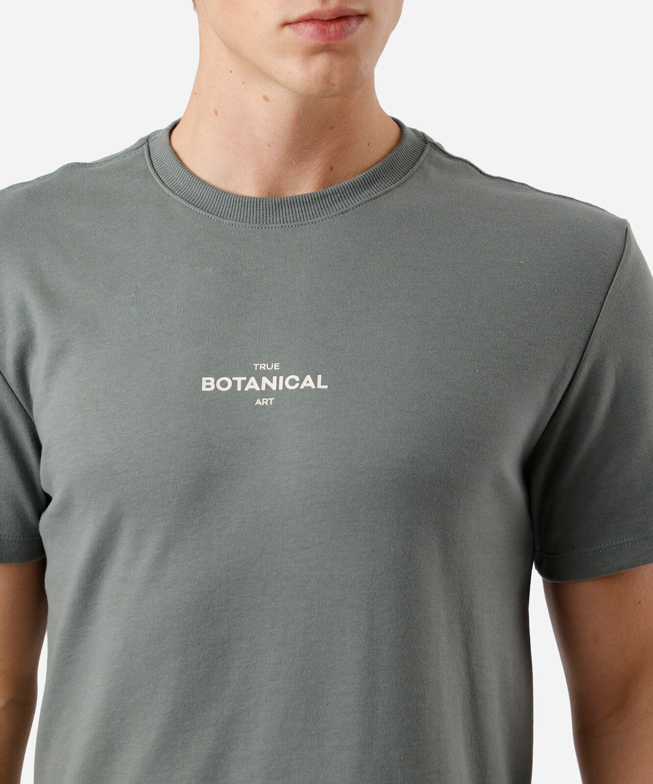 camiseta masculina manga curta estampada - verde militar