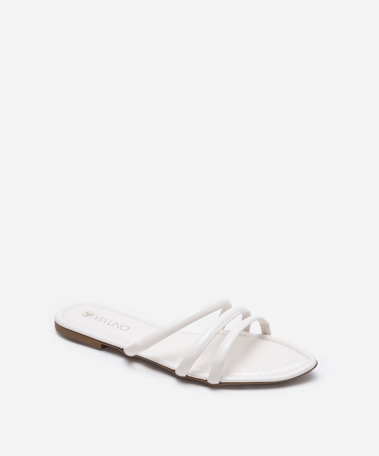 rasteirinha bico fino via uno off white