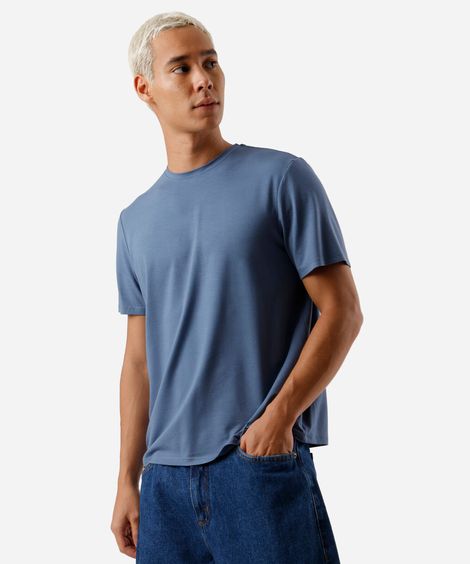 camiseta masculina airtech azul