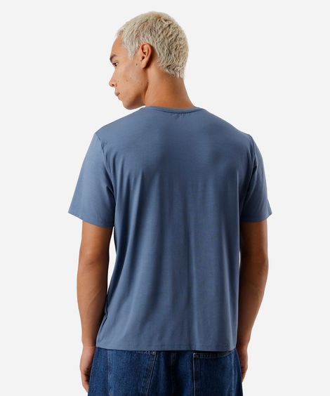 camiseta masculina airtech azul