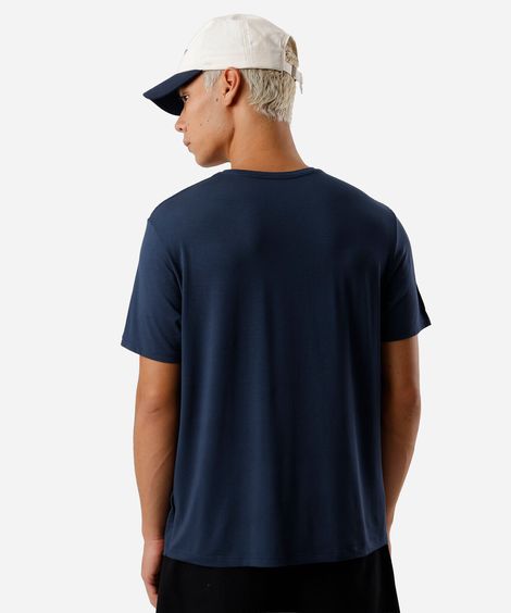 camiseta masculina airtech azul