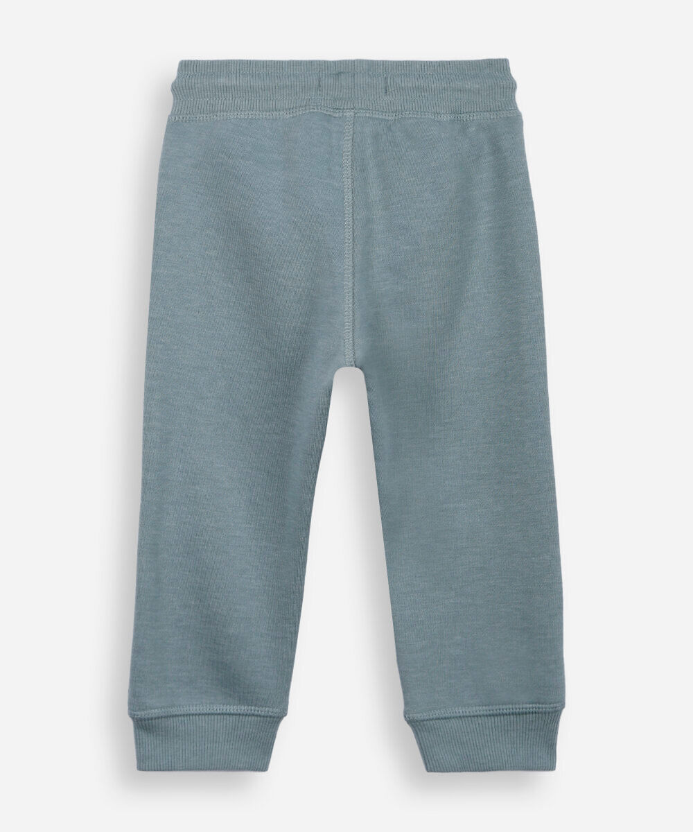 calça de moletom infantil com cordão verde