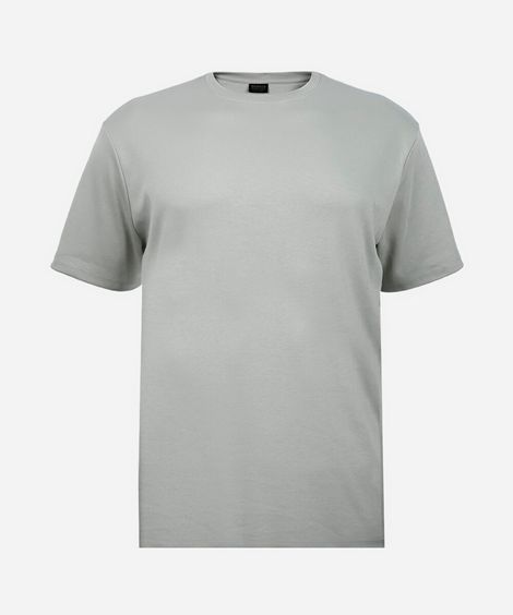 camiseta masculina de algodão peruano plus size verde