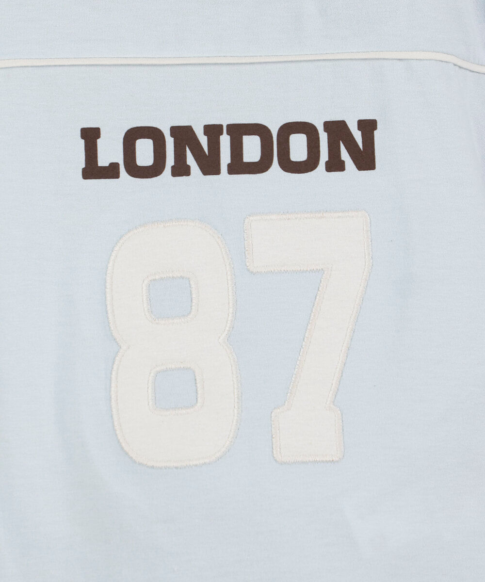 conjunto infantil de algodão sport london azul