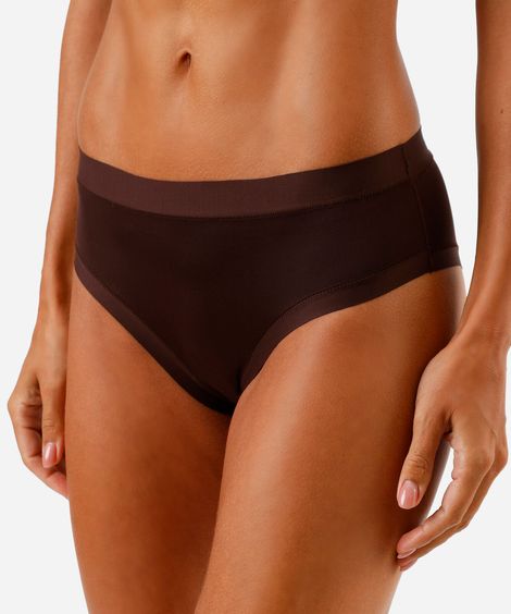 kit de 2 calcinhas caleçon feminino delrio colorido