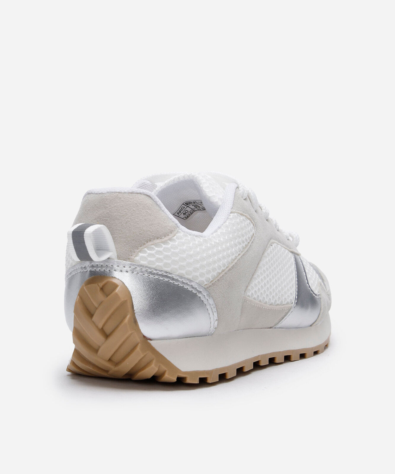 tênis feminino jogging solado alto branco