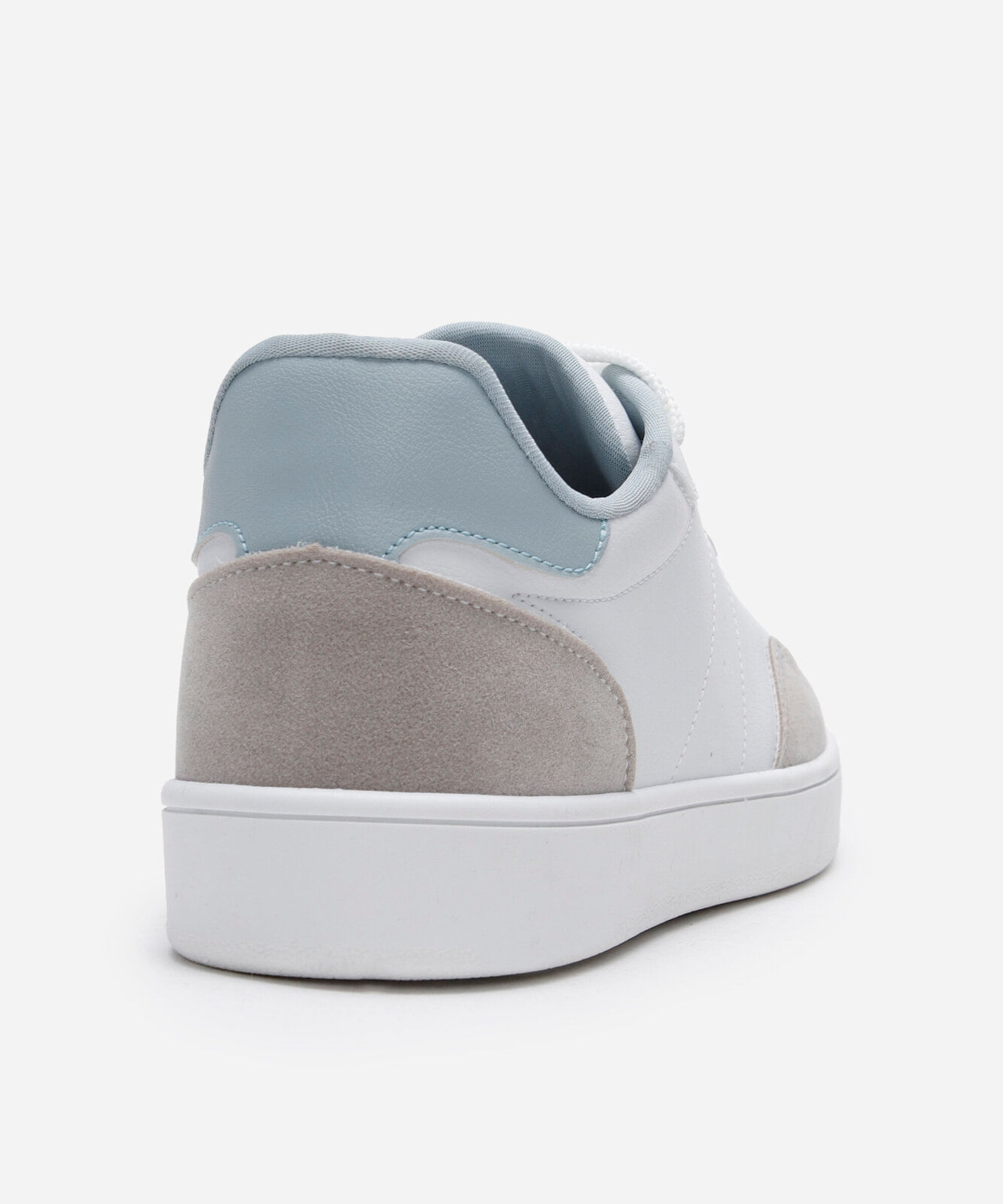 tênis feminino casual com recortes azul