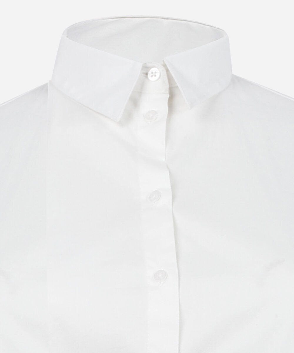 camisa oversized feminina de algodão plus size off white