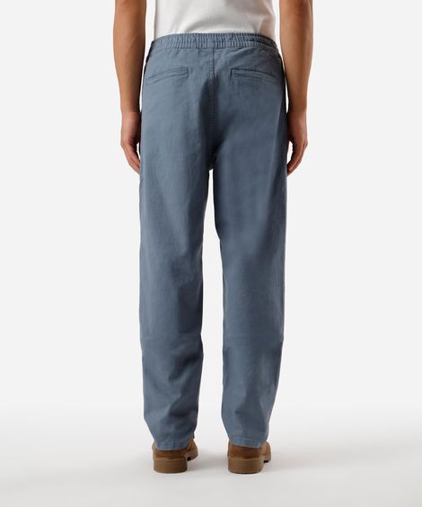 calça jogger masculina de sarja azul