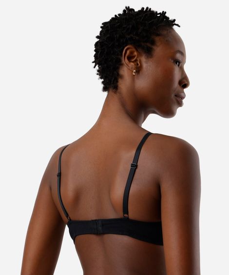 sutiã feminino basic em algodão preto